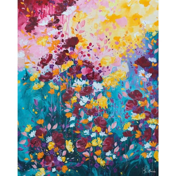 Susan Nethercote Overflowing Abundance Canvas Print Multicoloured 50cm x 40cm