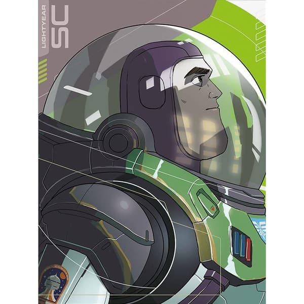 Lightyear SC Framed Canvas Print Multicoloured 40cm x 30cm