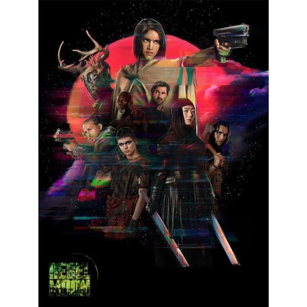 Rebel Moon Stand Together In Battle Canvas Print Multicoloured 40cm x 30cm