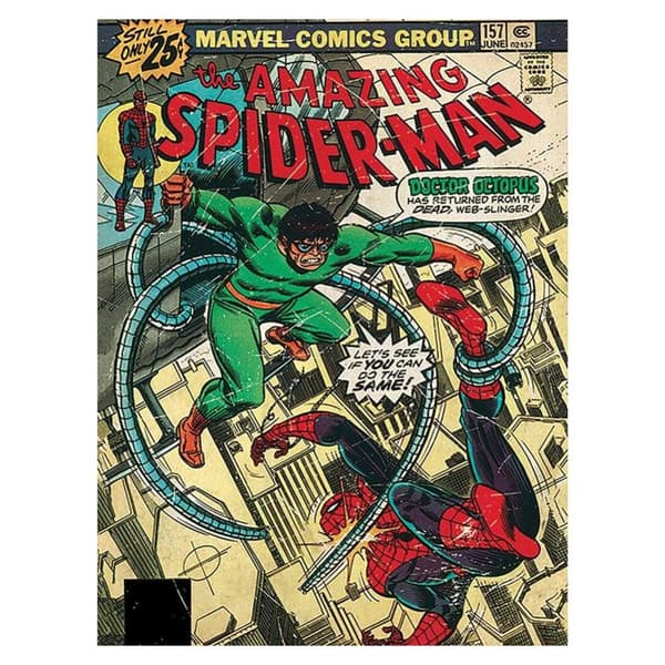 Spider-Man Doctor Octopus Canvas Print Multicoloured 80cm x 60cm