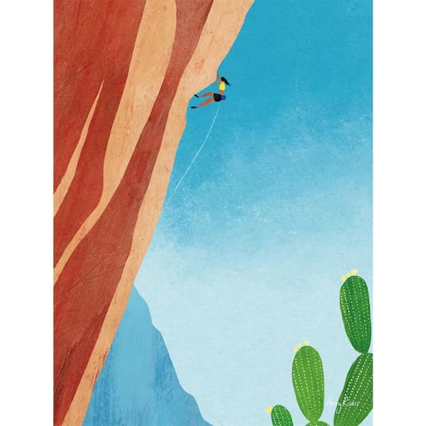Henry Rivers Canyon Climb Canvas Print