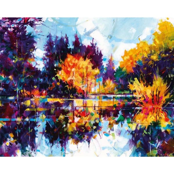 Doug Eaton Meadowcliff Colours Canvas Print Multicoloured 60.5cm x 80.5cm x 4cm