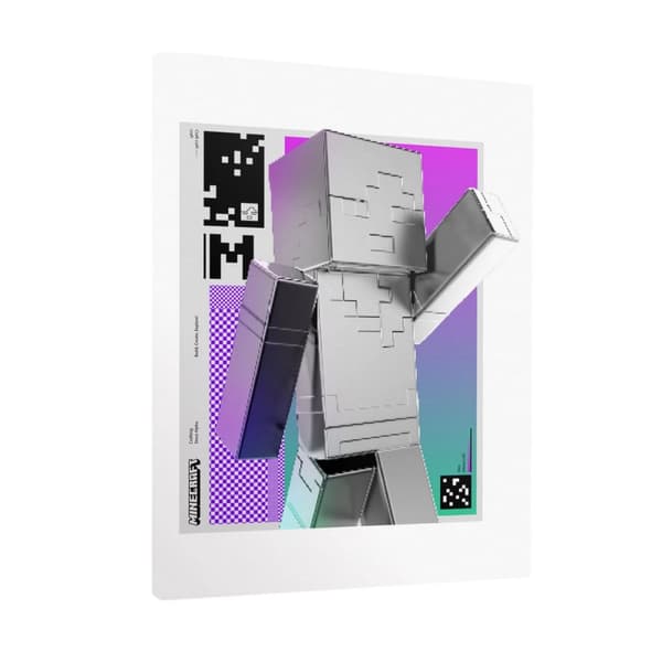 Minecraft Blockwave Canvas Print