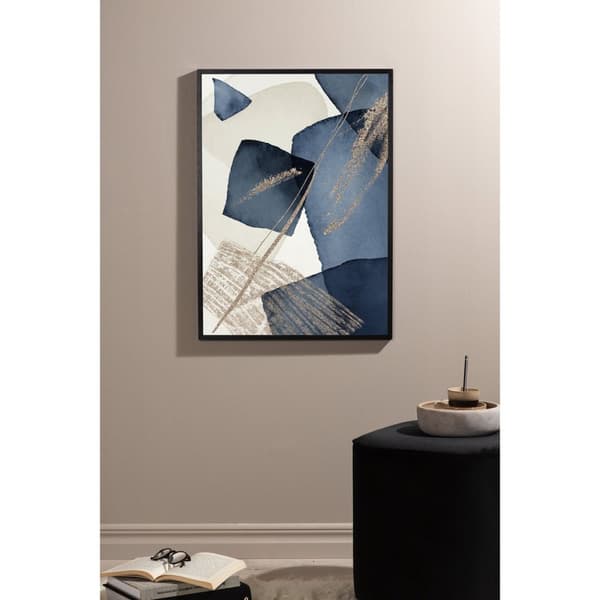 Blue Swirl Poster