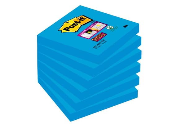 Notes POST-IT SS 76x76mm blå 6st