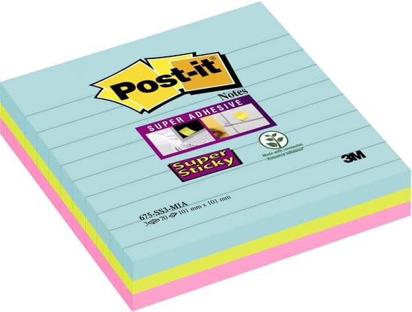 Notes POST-IT SS linj 101x101 Cosmi 3/fp