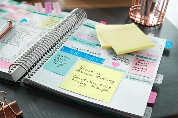 Notes POST-IT linjerat 102x152mm gul 6st