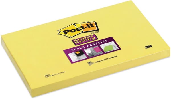 Notes POST-IT SS kub 76x76mm gul