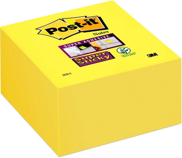 Notes POST-IT SS kub 76x76mm gul