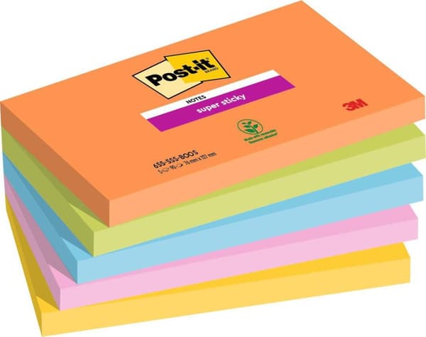 Notes POST-IT SS Boost 76x127 5/fp