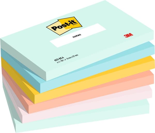 Notes POST-IT 76x127mm Beach 6/fp