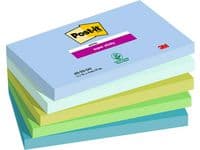 Notes POST-IT SS Oasis 76x127mm 5/fp