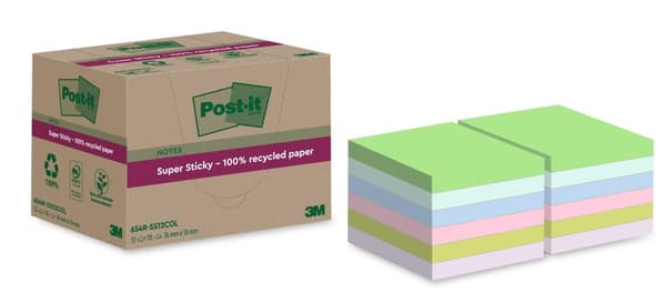 Notes POST-IT SS 76x76mm re sort.f 12/fp