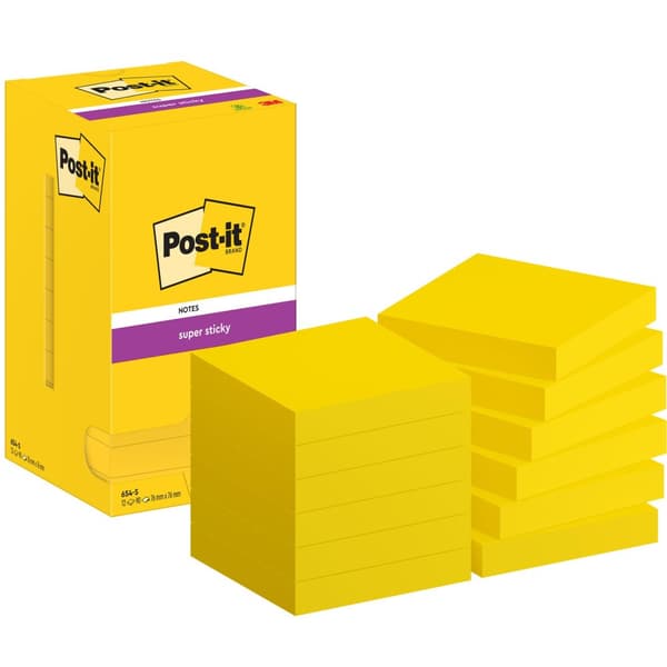 Notes POST-IT SS 76x76mm neongul 12st