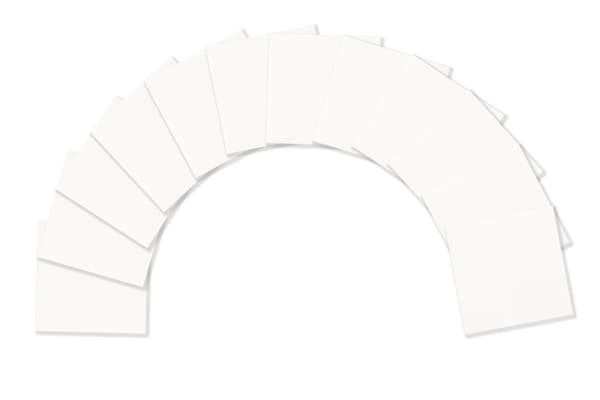 Notes POST-IT 73x73mm transparent 12/fp