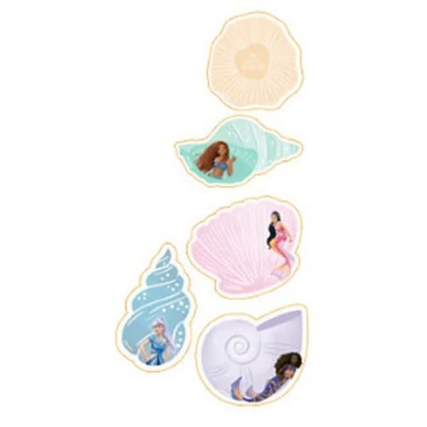 The Little Mermaid Self-Stick Notes Set (Pack of 8) Multicoloured One Size
