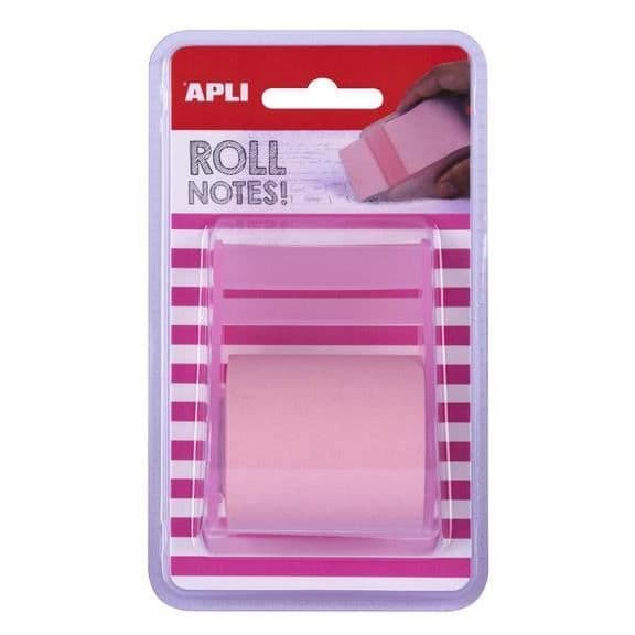 APLI NOTES RULLDISPENSER 5CMX8M ROSA