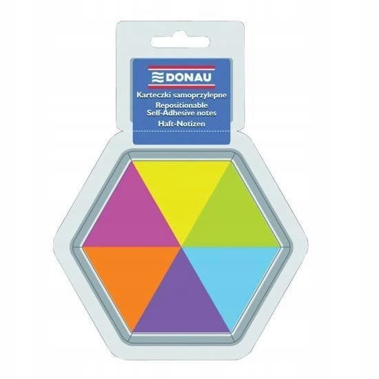 Donau Triangulaar Index Tab 6 kpl Väri 7564001PL-99