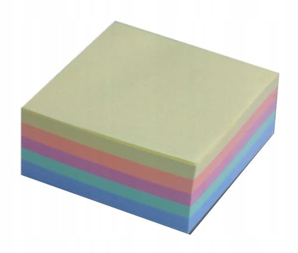Limmad Färgkub 85x85x35mm Interdruk KOSPAPFK