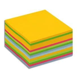 Cube anteckningsblock - POST-IT - Flerfärgad - 450 ark - 76 x 76 mm