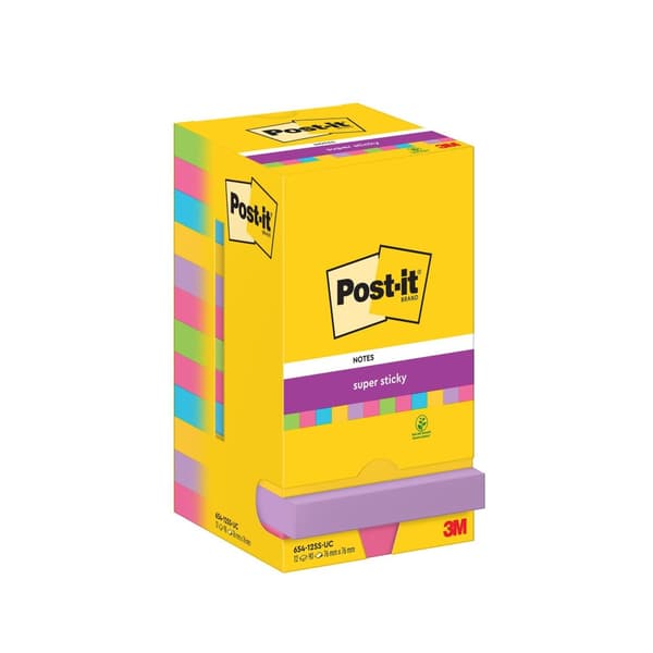 Notes POST-IT SS Rainbow76x76mm 12st