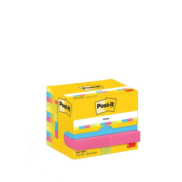 Notes POST-IT Energetic 38x51mm 12st