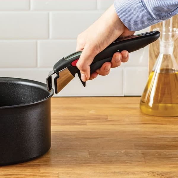TEFAL INGENIO Svart avtagbart handtag, Stapelbart, Avtagbart, 3-punkts säkerhetslås, 10 års garanti, Expertise L9863202