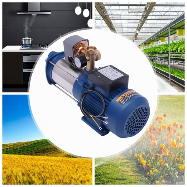 Puutarhapumppu, 1800W teho, 4000 L/h virtausnopeus, Muut
