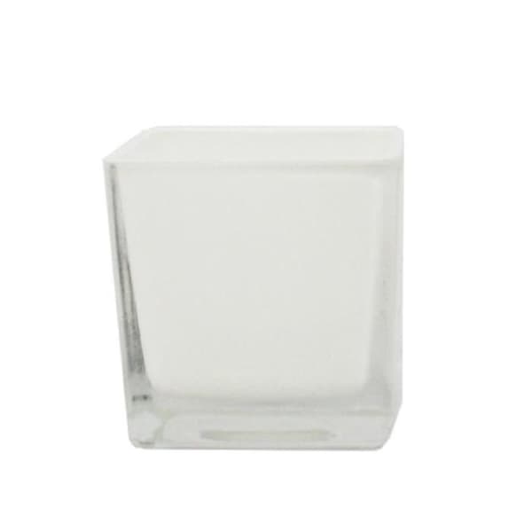 Exotenherz - Kubglaskruka - 6x6x6cm vit