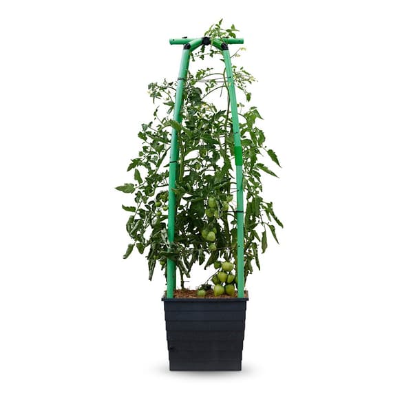 WaterUps självvattnande utomhusblomkruka - Grå
