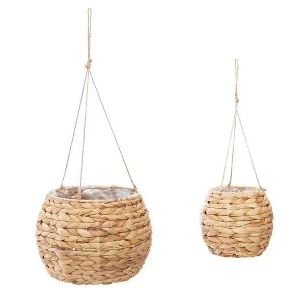 Set med 2 hängande krukor