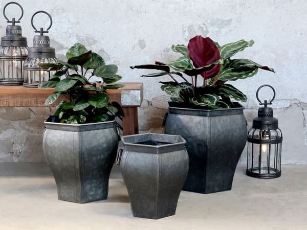 Avignon Blomkruka med blomstermotiv H16/Ø16,5 cm