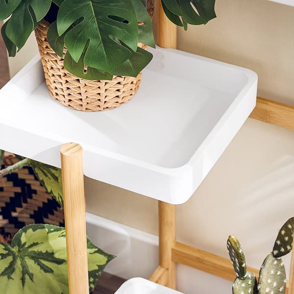 Plante Stand, STR13-WN, 31x27x130 cm, Brun
