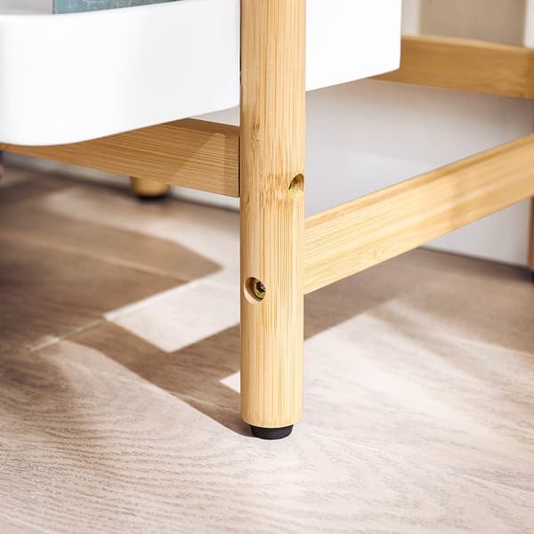 Plante Stand, STR13-WN, 31x27x130 cm, Brun