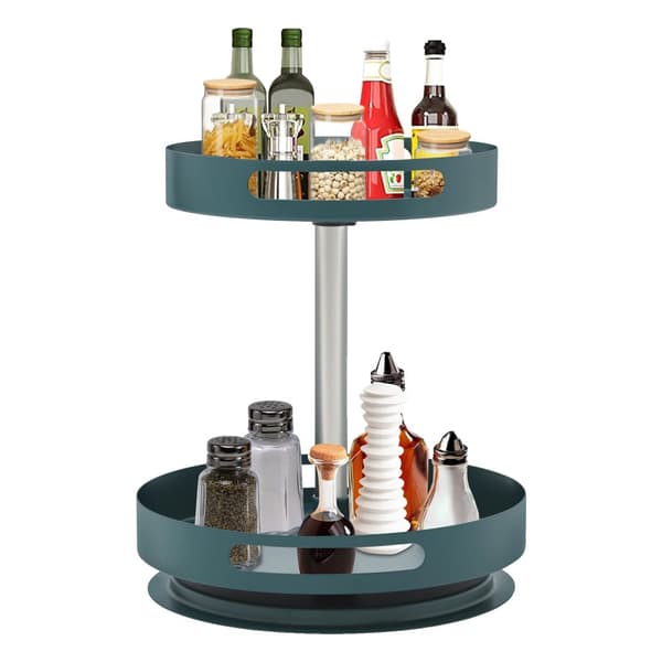 360° Kryddställ, Rotationsdesign, Hållbar Kolfiberstål,grön