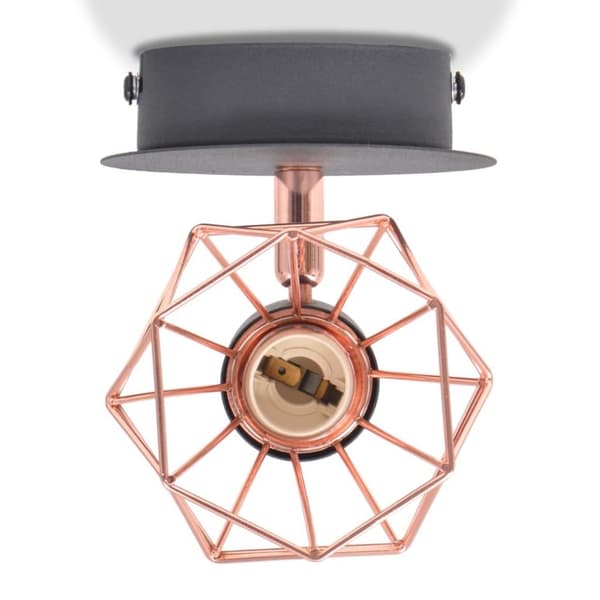 vidaXL Seinävalaisin 2 kpl 2 LED-hehkulampulla 8 W