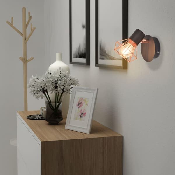 vidaXL Vegglamper 2 stk med 2 LED-glødepærer 8 W
