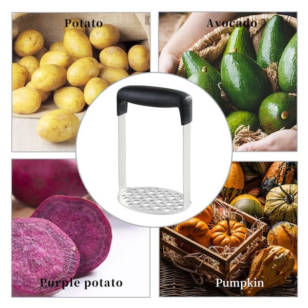 Potatispress Potatismos Rostfritt Stål Kökstillbehör Grönsakspress Kökspryl