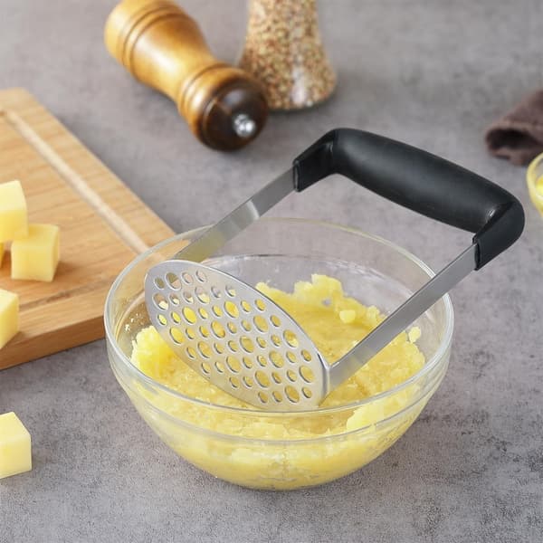 Potatispress Potatismos Rostfritt Stål Kökstillbehör Grönsakspress Kökspryl
