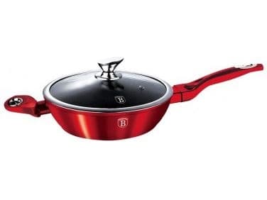 GRANITTHATT 24 cm BERLINGER HAUS Rød METALLIC LINE BH-1259