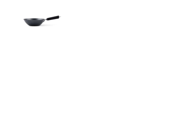 Ken Hom Excellence, Rund, Wok-/stekepanne, Svart, Kull stål, 1,5 mm, Keramisk, Gass, Halogen, Induksjon