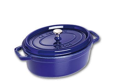 STAUB - Cocotte med lock - 29 x 15 cm - 4.25 L - oval - dark-blue