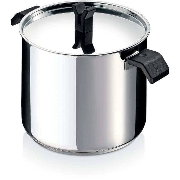 BEKA - 13683244 - CATERING + CV 24 CM CHRONO I RUSTFRIT STÅL - BAKELITE HÅNDTAG - RUSTLESS STÅLBESKYTTELSE - ALLE LYGTER + INDUKTION