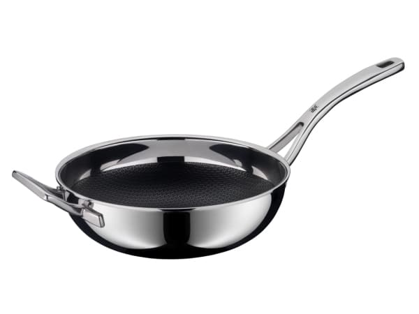 WMF Profi Resist - Wok - 28 cm - ikke-klebende - svart, rustfritt stål