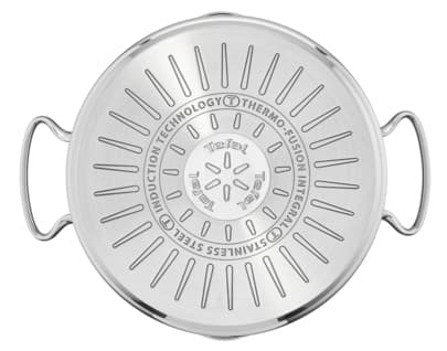 Tefal DUETTO+ G71979, Rund, Rustfritt stål, Rustfritt stål, Rustfritt stål, Keramisk, Gass, Halogen, Induksjon, Forseglet Plate, 250 °C