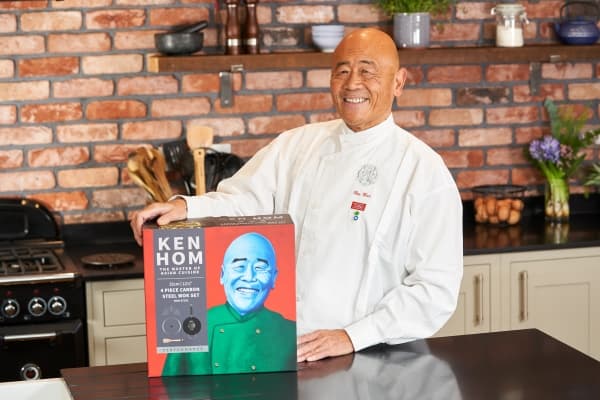 Ken Hom stekepanne WOK stekepanne, 20 cm, svart, 1 stk, Excellence, Ken Hom