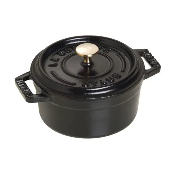 Staub Minis, En stekpanna, Svart, Gjutjärn, 0,25 l, 10 cm, 700 g
