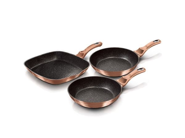 Stekepanne Berlinger Haus Metallic 20 24 28cm 3stk.