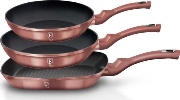 Berlinger Haus I-Rose stekepanne 20 24 28cm 3 stk.