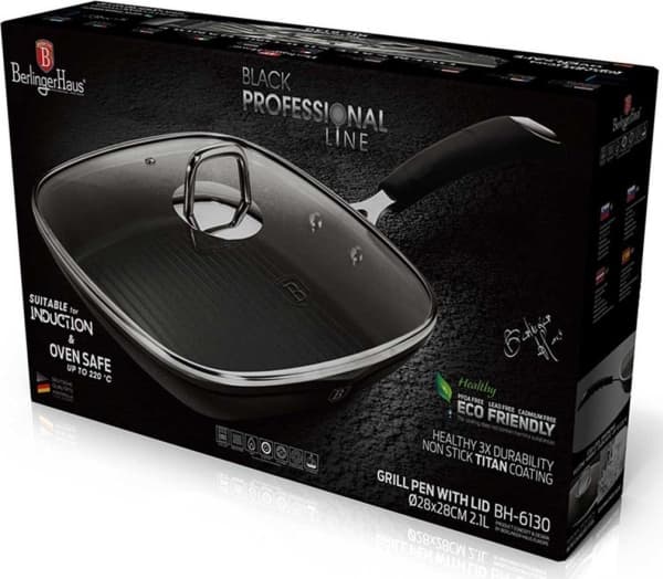 Berlinger Haus GRANITT GRILLPANNE 28cm BERLINGERHAUS BH-6130